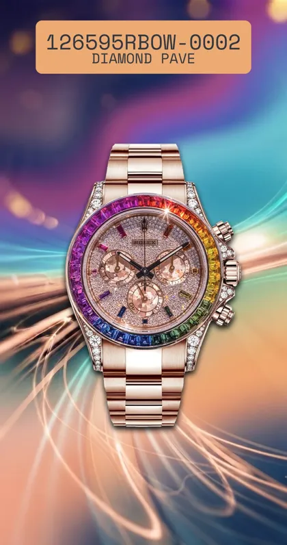126595rbow rainbow diamond pave