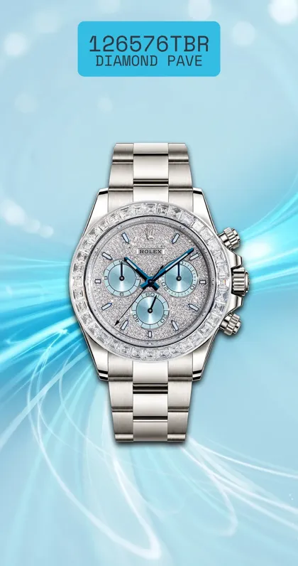 126576TBR Diamond Pave
