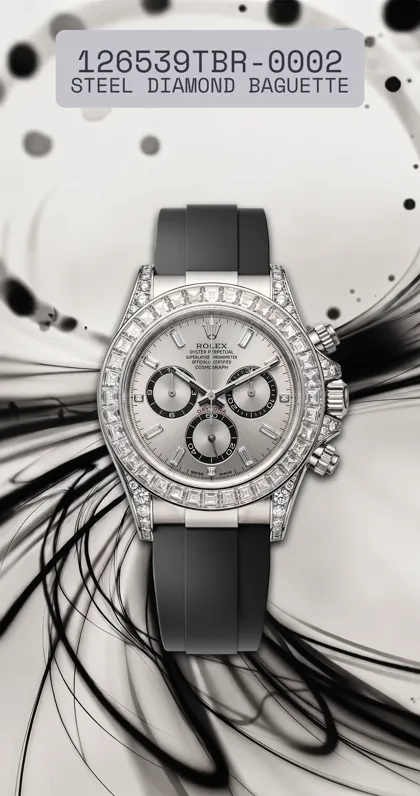126539tbr-0002 steel diamond baguette