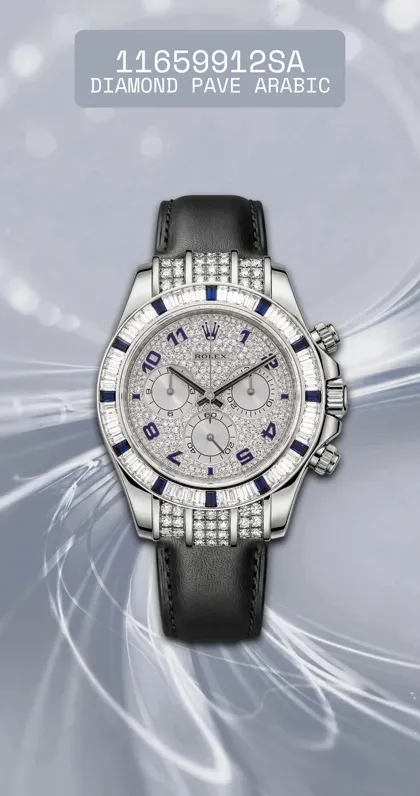 11659912SA diamond pave arabic