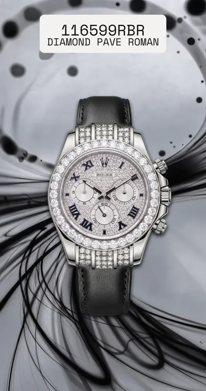 116599RBR Diamond Pave Roman