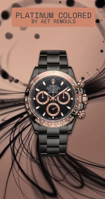 Platinum Colored Classic Black Aet Remould