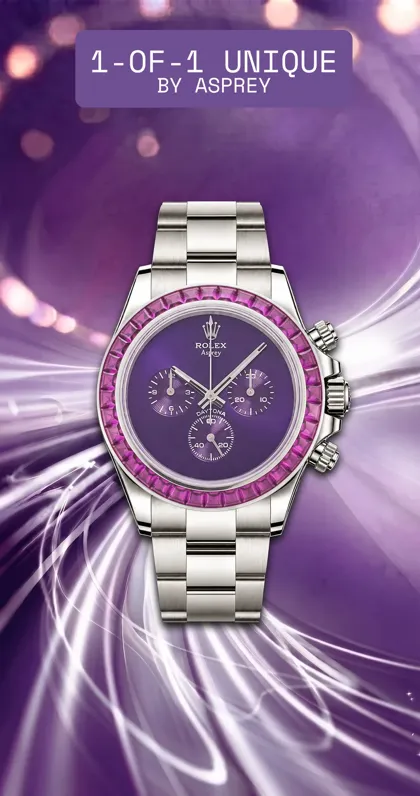 116509 Purple Sapphires Asprey 1-of-1 unique