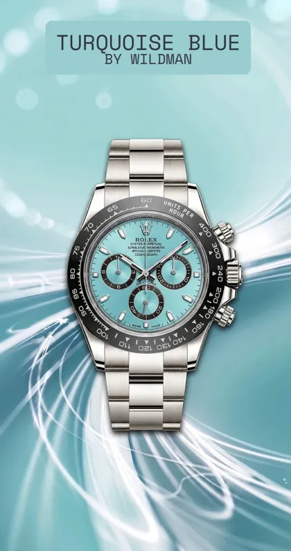 turquoise blue wildman