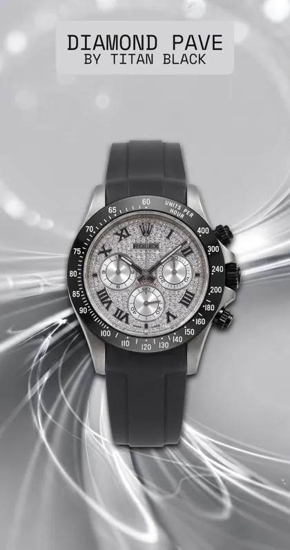 Diamond Pave Titan Black