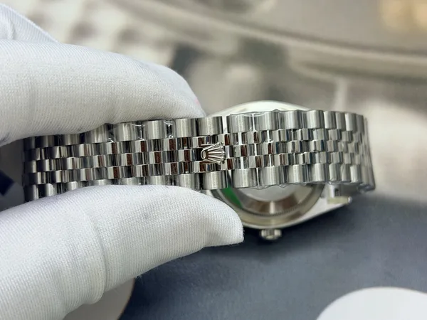 JR Datejust 36 116234, black and white tuxedo dial, fluted bezel, bracelet