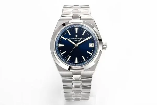 PPF Overseas 4500V, blue dial, steel bracelet