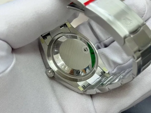 VSF Oyster Perpetual 36 126000, multicolour letter-mosaic dial, steel, solid caseback