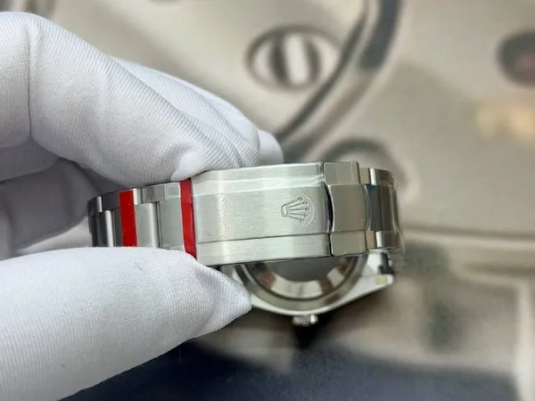 VSF Oyster Perpetual 36 126000, multicolour letter-mosaic dial, steel, bracelet and folding clasp