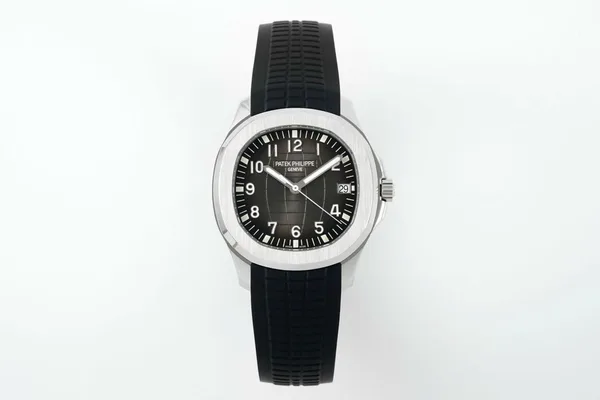 DDF Aquanaut 5167A, black dial, black strap, front view