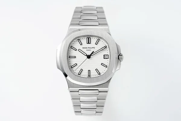DDF Nautilus 5711/1A, white dial, front view