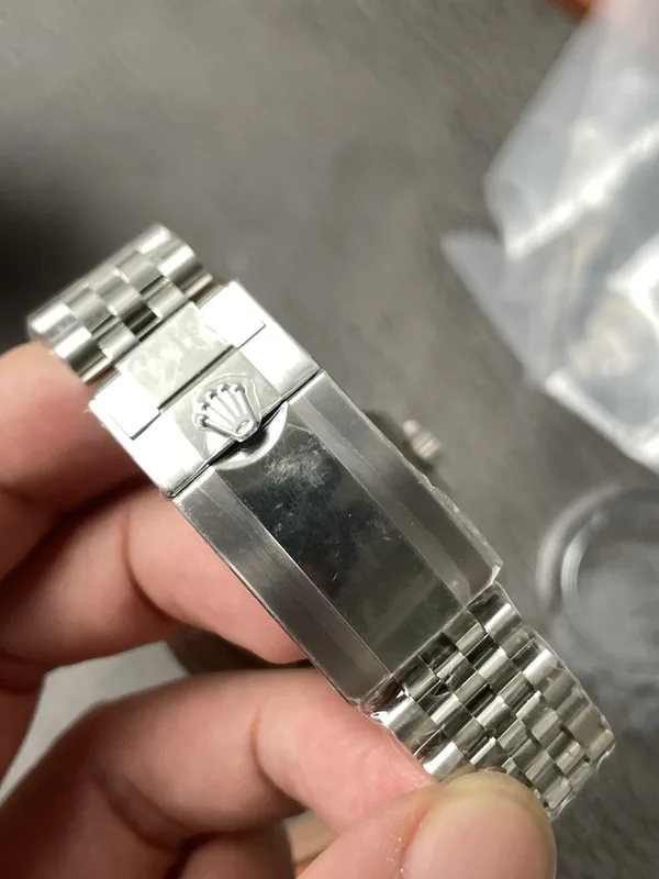 Rich Factory GMT-Master II 126710BLRO Pepsi, jubilee-style bracelet, folding clasp