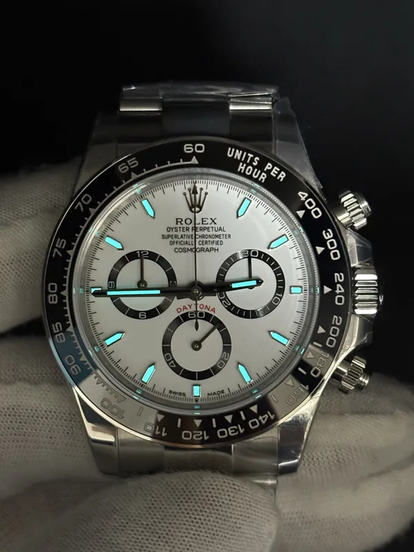 RW Factory Daytona 126500LN Panda, white dial, movement